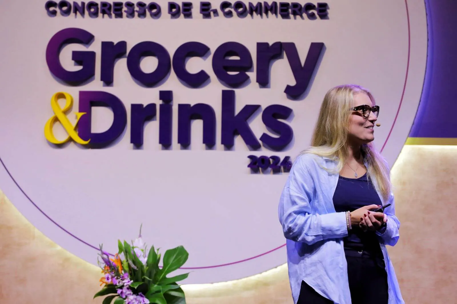 Fernanda Mellone, executiva da Nespresso no Grocery & Drinks 2024
