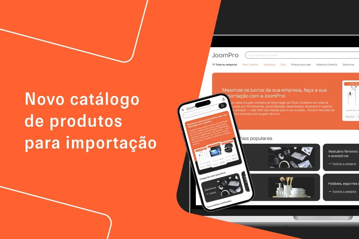 JoomPro lança catálogo de produtos para importação