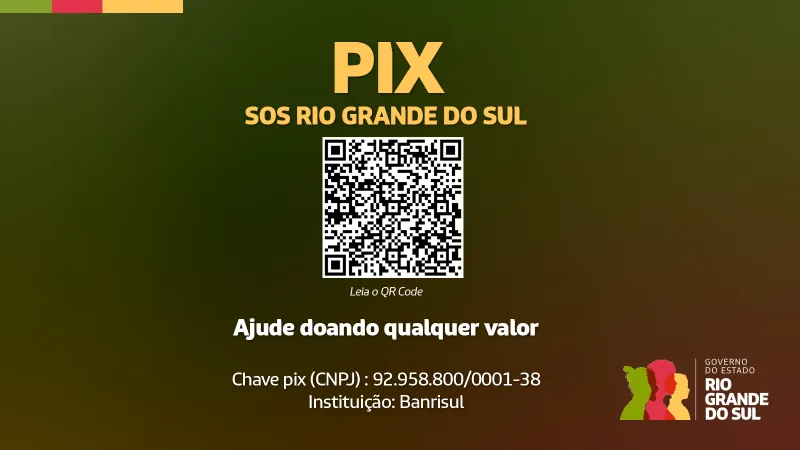 Pix Rio Grande do Sul - governo do estado