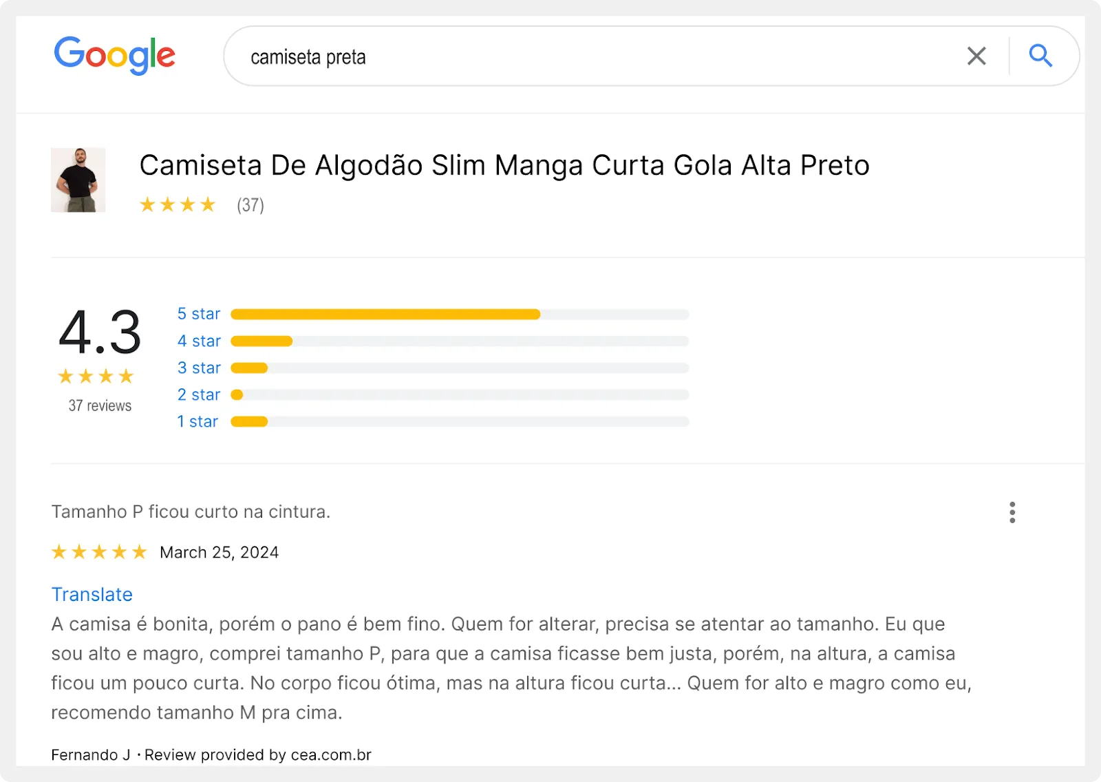 Google Brasil inclui avaliações do Reclame AQUI à aba de compras