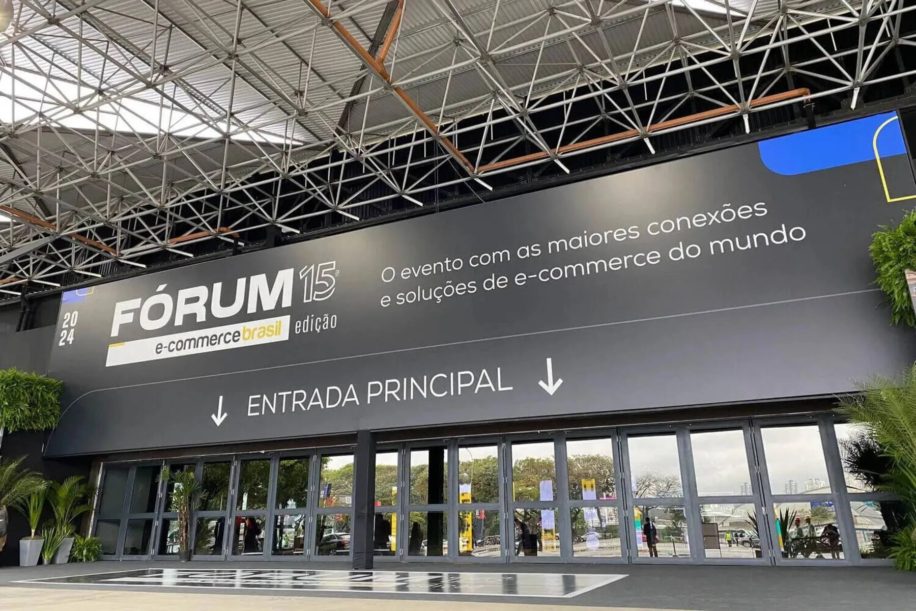 Entrada principal do Fórum ECBR 2024