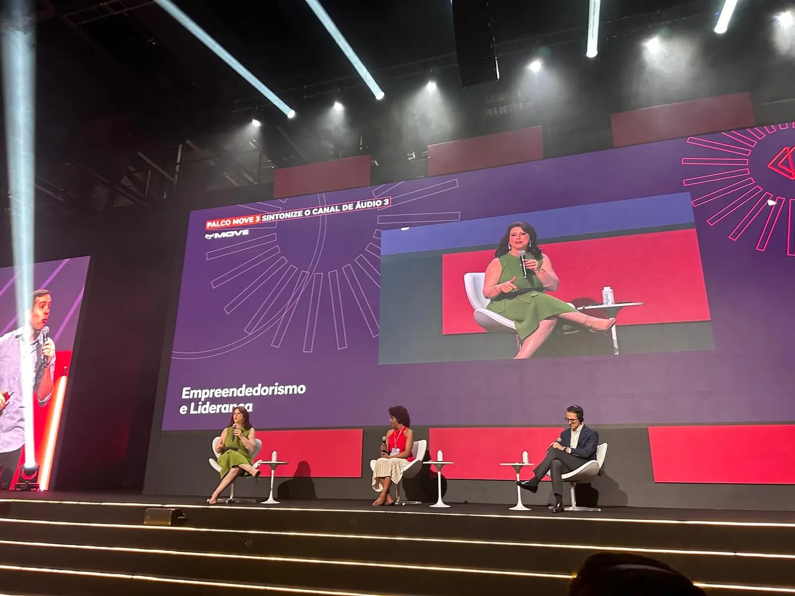 Painel com Fernando Ferreira, XP Investimentos, Dirlene Silva e Juliana Rosa