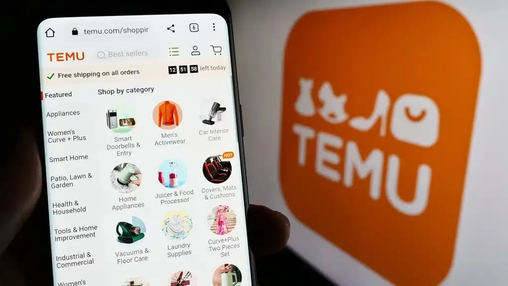 Temu agora é o 2º maior site de e-commerce do mundo