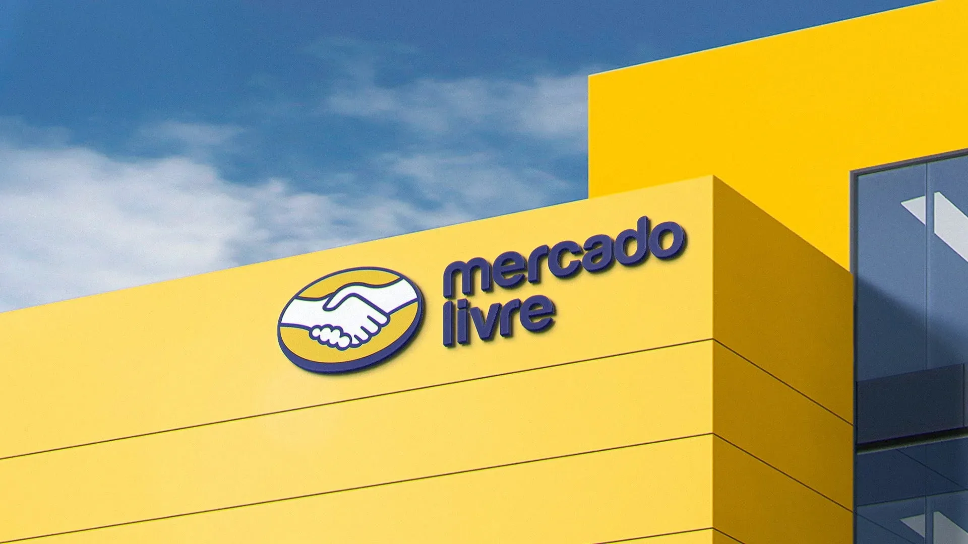 Centro de distribuição do Mercado Livre, imagem da fachada