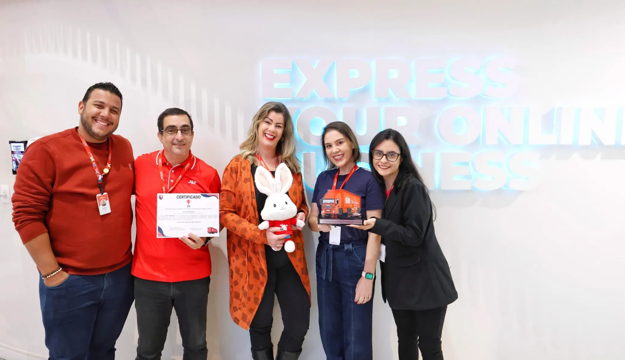 J&amp;T Express Brasil conquista prêmio Campeão sobre Rodas da Shopee