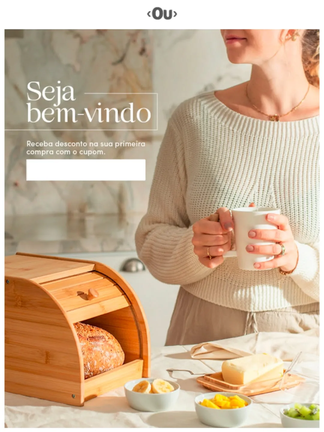 Newsletter de boas-vindas da Ou