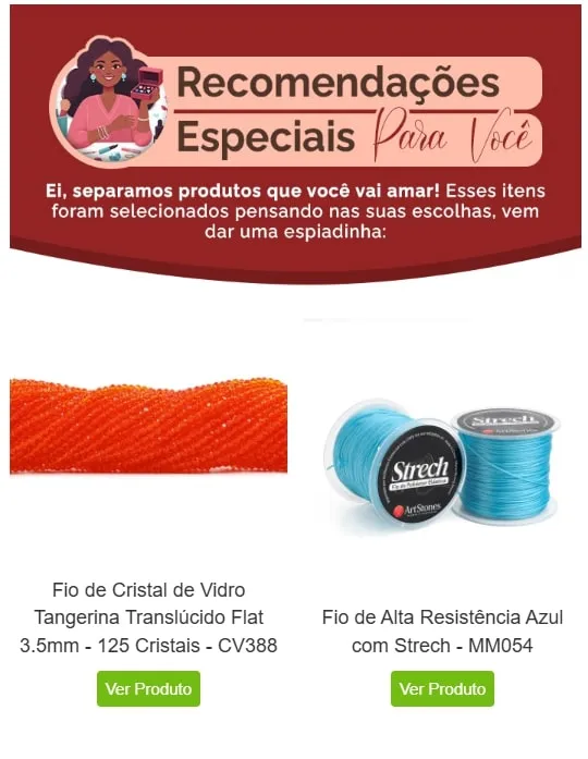 Automação de produtos recomendados da ArtStones