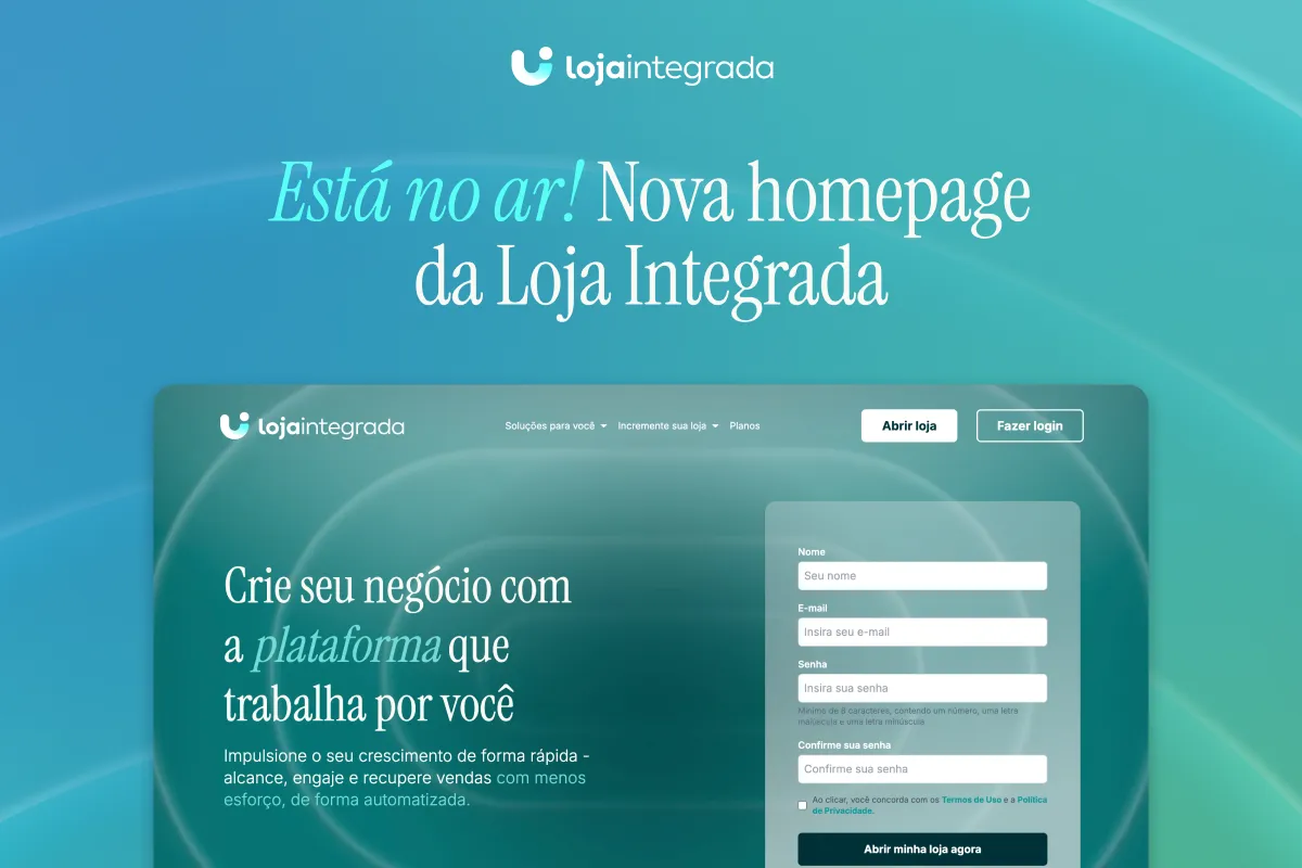 Loja Integrada renova sua homepage, trazendo um e-commerce mais inteligente e automatizado