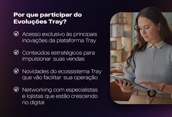 Evoluções tray