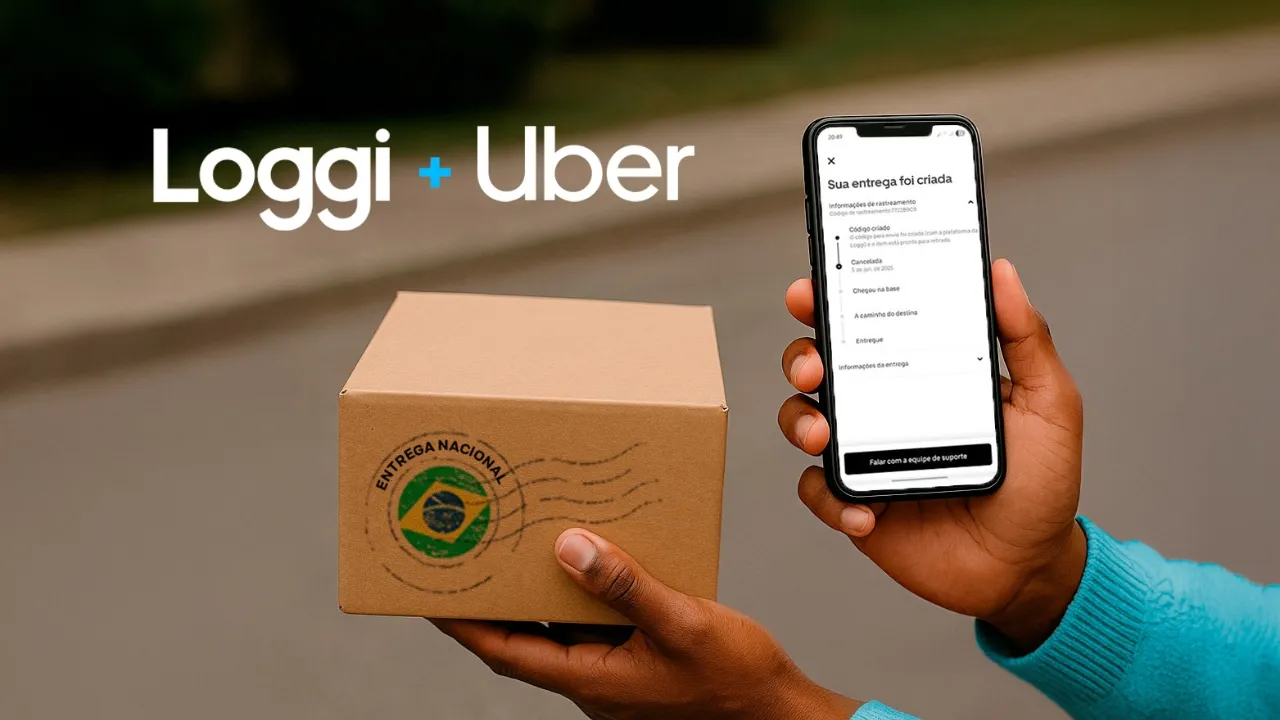 Novo serviço de entregas nacionais entre Loggi e Uber chega a São Paulo