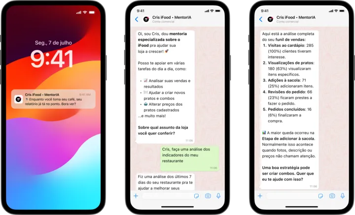Modelo de Agente Virtual do iFood