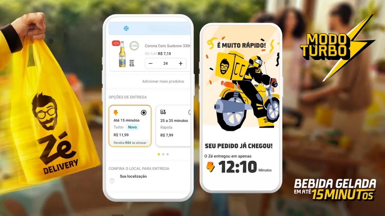 Zé Delivery estreia entregas ultrarrápidas em todo o Brasil com promessa de até 15 minutos