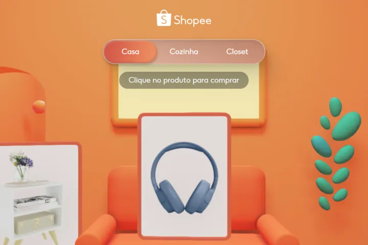 Pinterest e Shopee criam vitrine imersiva