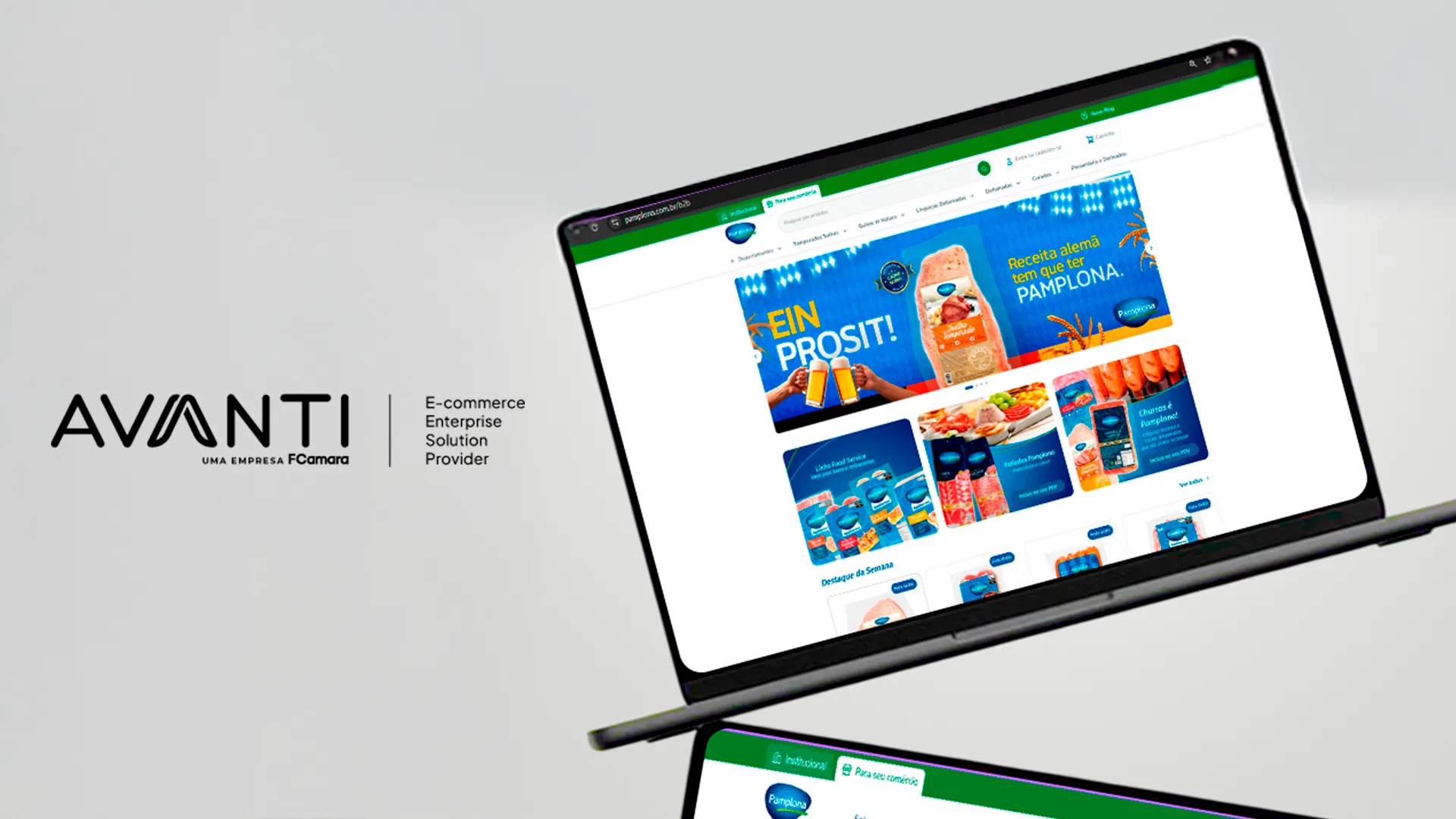 Pamplona transforma sua presença digital e redefine o relacionamento B2B no setor alimentício