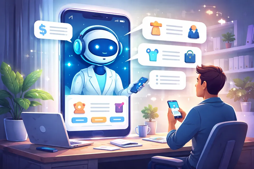 Seu e-commerce não precisa de mais banner, UX e UI. Precisa de um concierge de IA