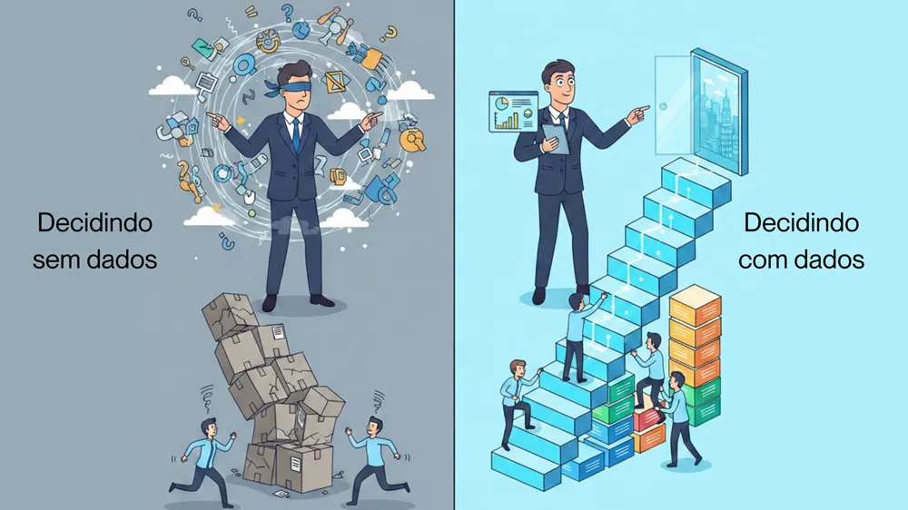 No e-commerce, decidir sem dados custa mais caro do que errar
