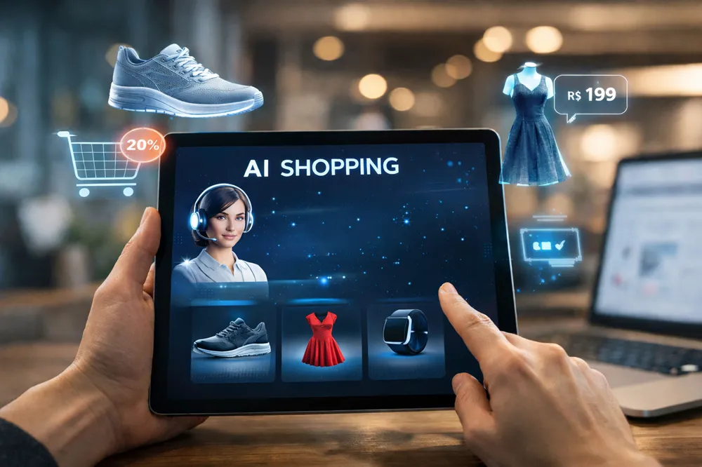 AI shopping: como a inteligência artificial vai redefinir a experiência de compra em 2026