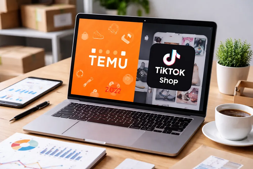 Como se preparar para vender mais em 2026 com novos canais como Temu e TikTok Shop