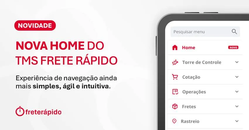 Frete Rápido atualiza sua plataforma: mais clareza, agilidade e controle