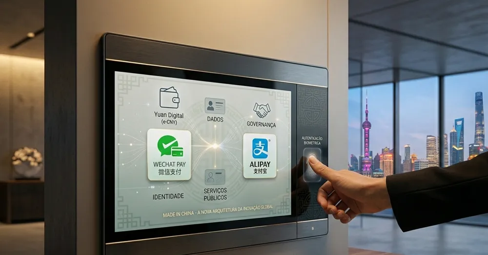 WeChat, Alipay, Douyin e o yuan digital: como a China integrou dinheiro, dados e identidade em uma única arquitetura digital