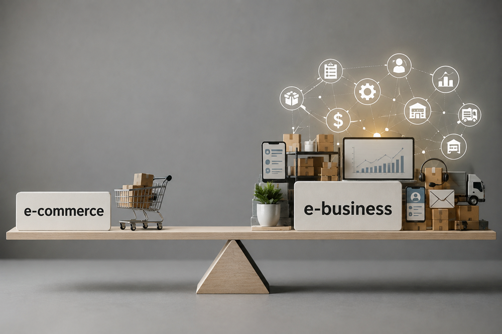 E-commerce não basta: sua loja precisa virar e-business