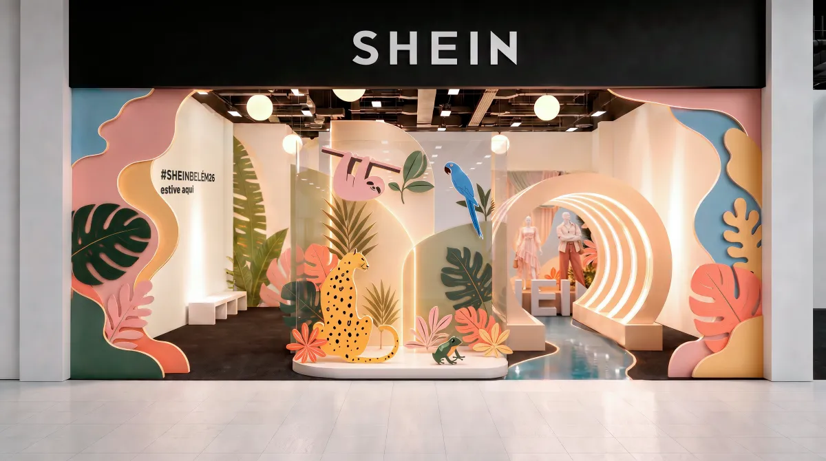SHEIN segue aposta em pop-up store e desembarca no Norte do Brasil